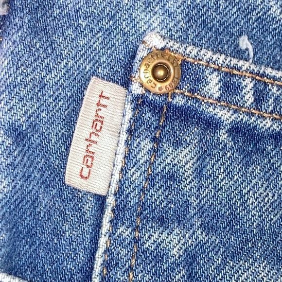 Vtg Mens Carhartt Relaxed Fit Blue Jeans Size 42x34 - Picture 4 of 14
